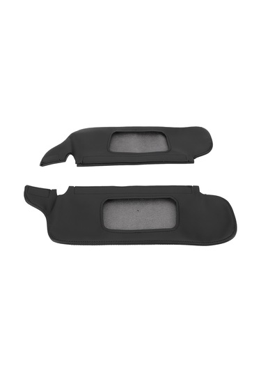 Reedark Ford Mustang 1994-2004 İçin Gri Pu Deri Güneş Koruyucu Örtü 2 Adet - Kolay Kurulum, Kırılma Direnci Ve İç Dekorasyonu Zenginleştirir