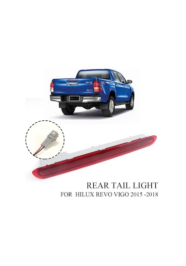 Yifomall Toyota Hilux Revo 2015-2017 Led 3. Fren Lambası - Ekstra Arka Stop Lambası, Şık Tasarım
