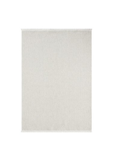 Krem Beyaz Kalın Dokuma Modern Halı - L664krbo Krem - Beyaz