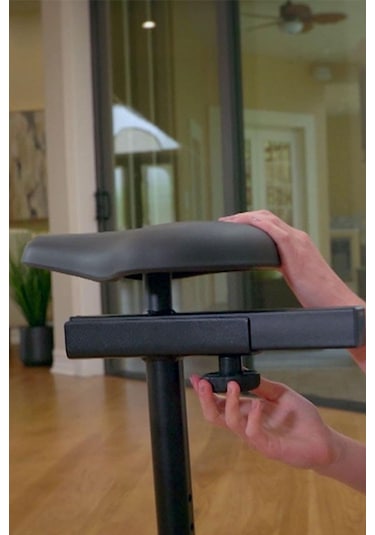 Kochler 2'si 1 Arada Nabız Ölçer Kondisyon Bisikleti - Egzersiz Aleti - Eliptik Bisiklet - Kondisyon Aleti Siyah