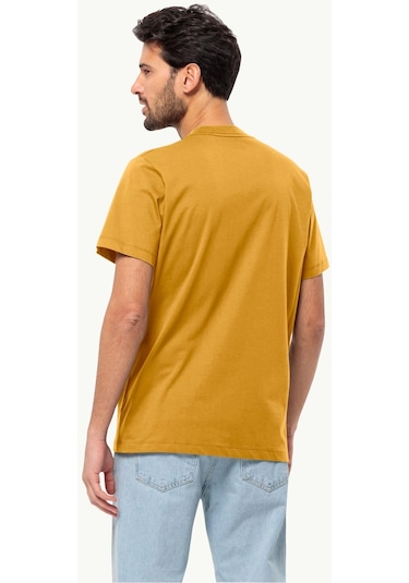 Jack Wolfskin Essential T M Erkek T-shirt-28379-hardal Hardal