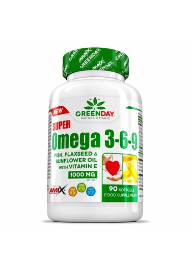 Amix Greenday Super Omega 3 / 3-6-9 / 90 Soft