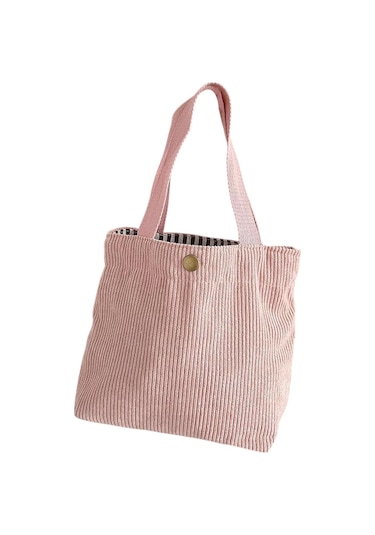 Suntek Kadife Omuz Çantası Moda Seyahat Ofis Açık Hava İçin Pembe