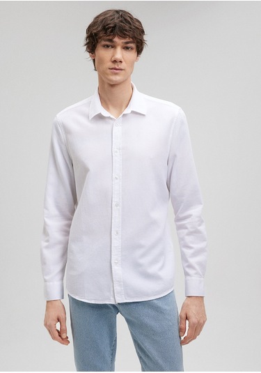 Mavi - Beyaz Gömlek 8810217-620 Beyaz