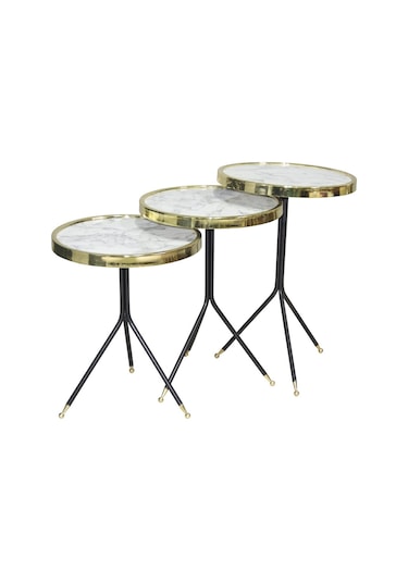 Brc Olimpik Zigon Model Beyaz Mermer Temper Cam Metal Transmisyon