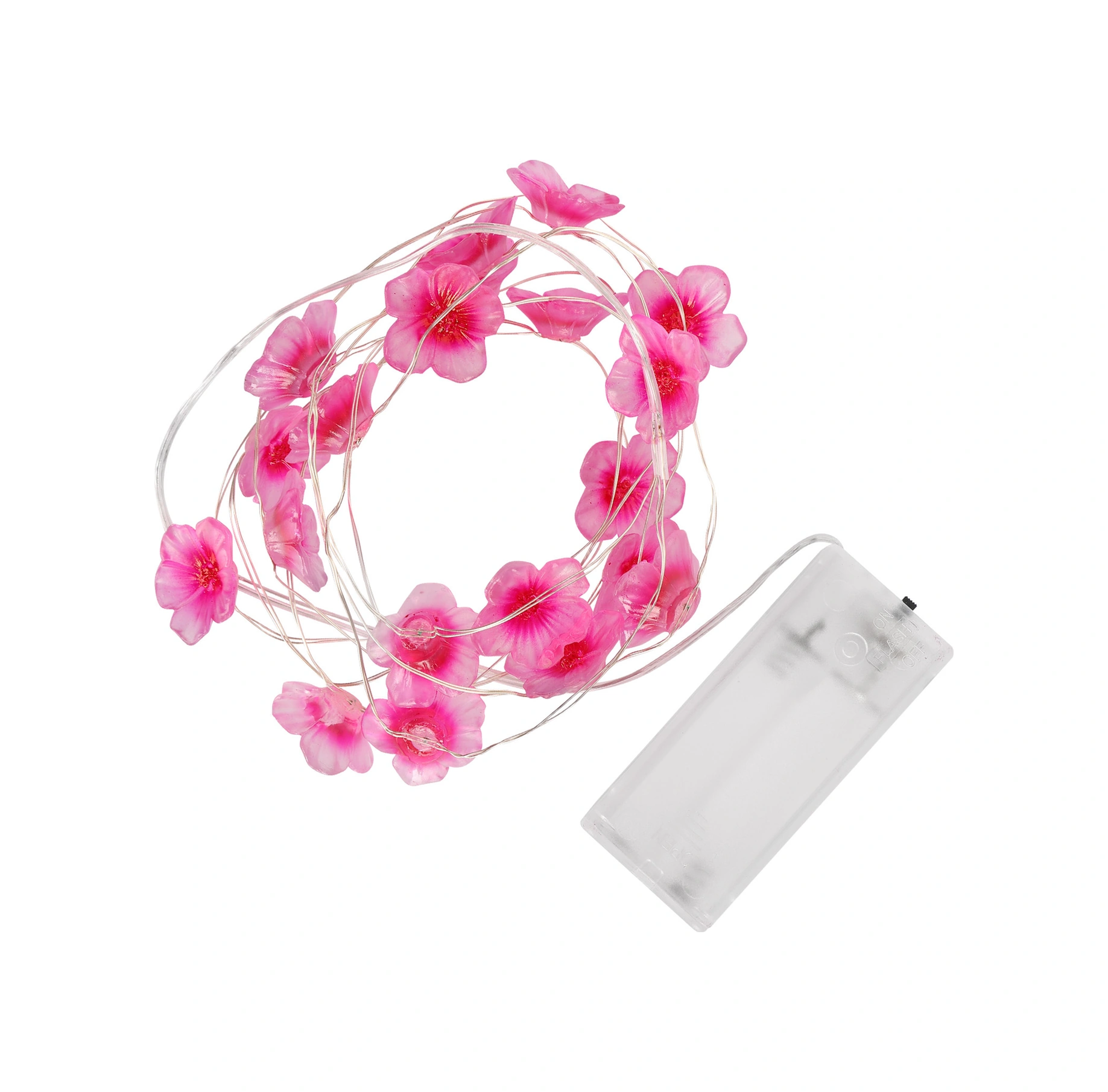 Wezone Plastik Çiçek Şekilli Led Işık Zinciri - 230cm Uzunluk, Pil İle Çalışır Pil Dahil Değil - Parti Ve Masa Dekorasyonu İçin Diğer