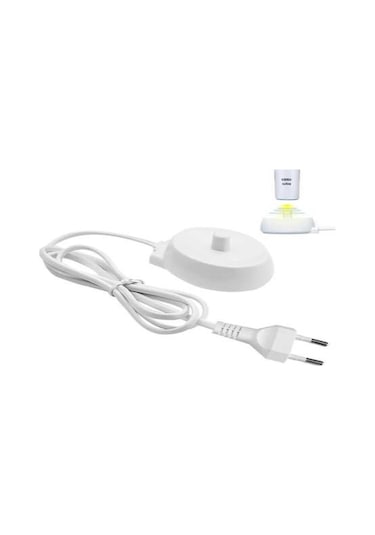 Tenfowee Beyaz Abs Elektrikli Diş Fırçası Şarj Cihazı - Avrupa Standartı 10x6x6cm, 62g
