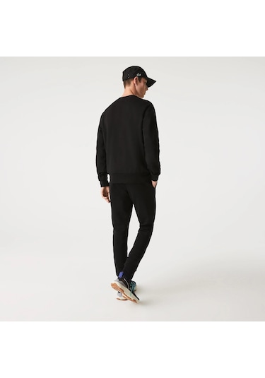 Lacoste Erkek Sweatshırt Sh9608-00-031 Siyah