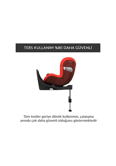 Cybex Sirona Zi Isize Plus (Soho Grey) 360 Derece Dönen Adac Ödüllü Isofix Bebek Oto Koltuğu 0-18 Kg