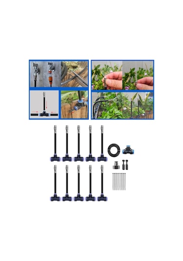 Suntek Magideal Peyzaj Tesisi Sulama Dışında Için Misting Soğutma 10m-boru-10cm-nozul