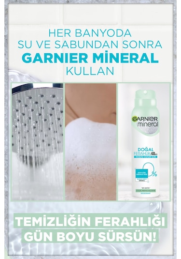 Garnier Mineral Doğal Ferahlık Kadın Deodorant 150 ML