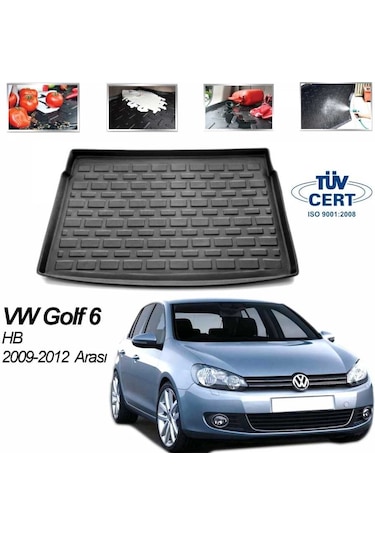 Vw Golf 6 Bagaj Havuzu Paspası 2009-2012