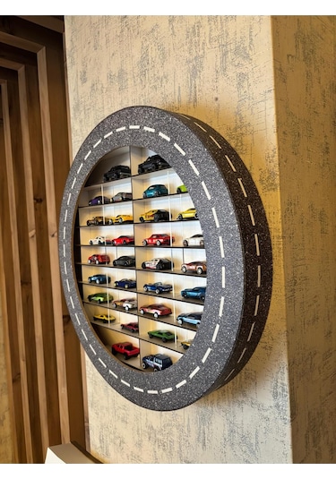 Işıklı Araba Rafı Mobilya Çok Renkli