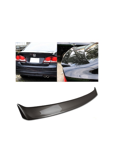 HONDA CİVİC 2006-2007 FD6 PLASTİK BOYASIZ SPOİLER-SPOYLER