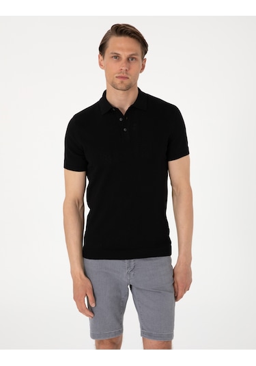 Pierre Cardin Erkek Siyah Kazak /triko 50305976-vr046 Siyah