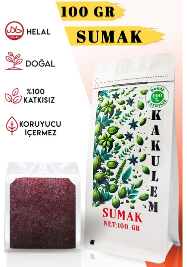 Kakulem Köy Tipi Yöresel Öğütülmüş Sumak 100 Gr