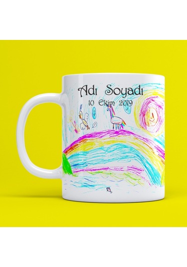 El Emeği Baskılı Resimleriniz Kupa Bardak-22