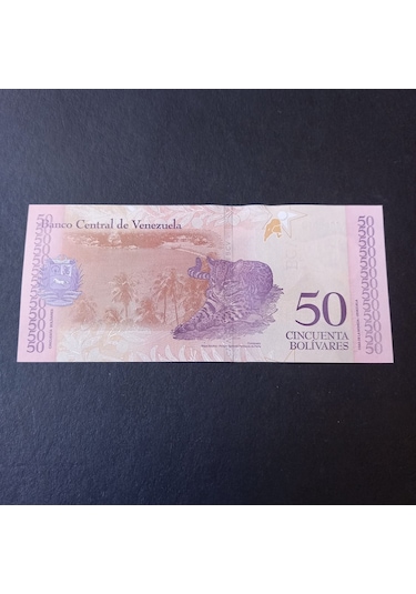 Escoines 3996368f560a5a5174 2018 Venezuela 50 Bolivar Çil