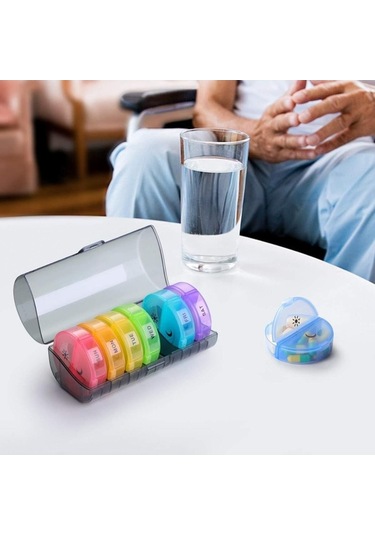 Pazly Suntek Kez İki Hap Hap Haftalık Günde Gün Düzenleyici 7 Gl Diğer