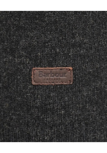 Barbour Patch Half Zip Kazak Ch91 Charcoal Gri