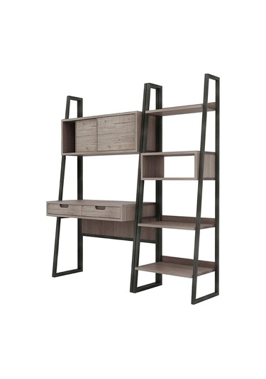 Julia Metal Ahşap Kitaplık