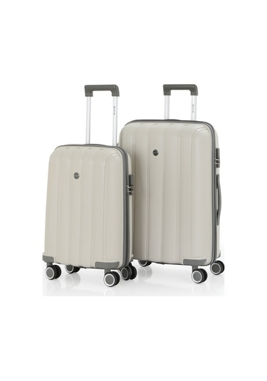 Mçs Polipropilen 2li Valiz Seti Orta & Kabin V305 S21yy1000076-set 00424 2'li Set Çok Renkli