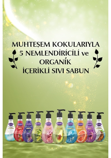 Organik Içerikli Avokado Sıvı Sabun 3x500ml