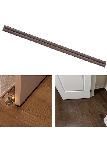 Besthome1 Suntek Kapı Alt Conta Şeridi Kahverengi, Taslak Koruması