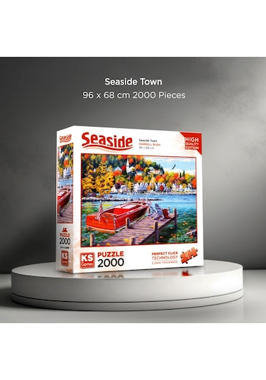 Ks Games 2000 Parça Balıklı Göl Puzzle