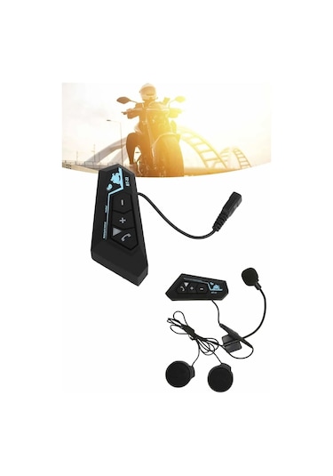 Diyar-ı Fırsat Bluetooth Kask Kulaklığı Intercom 5.0 Bluetooth Android Ve İos Uyumlu