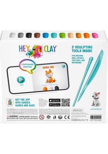 Hey Clay Hava İle Kuruyan Kil 15'li Kutu - Köpek Hikayesi