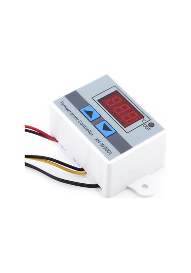 Springsun Ac220v Dijital Sıcaklık Kontrol Cihazı -50 C/+110 C Aralığı 0.1 C Hassasiyetli Abs Kasa Su Geçirmez Prob