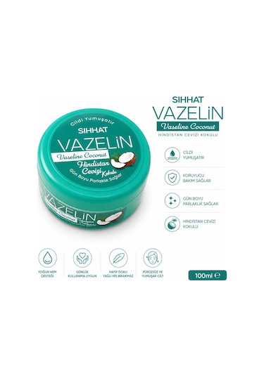 Sıhhat Hindistan Cevizli Vazelin 100 Ml