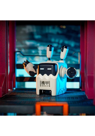 Gravastar Delta35 Robot Figürlü 35w Hızlı Şarj Adaptörü Ve Şarj Standı, Beyaz