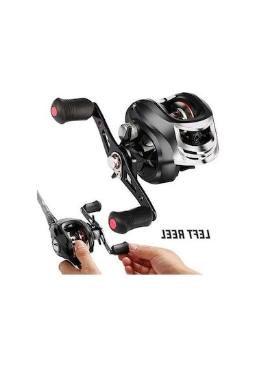 Pazly 18bb Balıkçılık Reel 7.2:1 Çift Fren Sol/sağ El Döküm Makarası Left Ultra Pürüzsüz