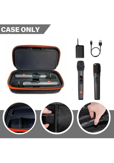 Didadodo Bosphorusboutique Taşınabilir Seyahat Sert Saklama Partybox Mikrofon Koruyucu Kabuk Kablosuz Jbl Eva El Çantası Çanta Sv, Küçükboyutlu