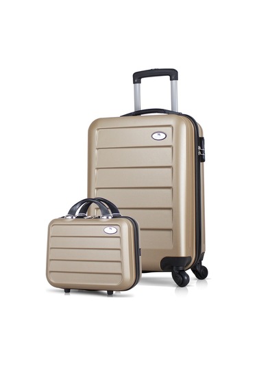 My Valice Ruby Abs 2'Li Valiz Seti (Makyaj + Kabin Boy)