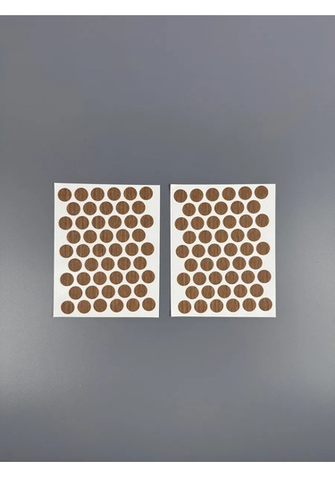 Mebel'naa Furnitura Mystery Mobilya İçin Kendinden Yapışkanlı Tıpa D-14 Mm 50 Adet 364811050 Kahverengi