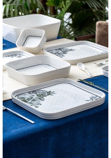 Leonas 6 Kişilik 45 Parça Kahvaltı & Yemek Takımı Çok Renkli