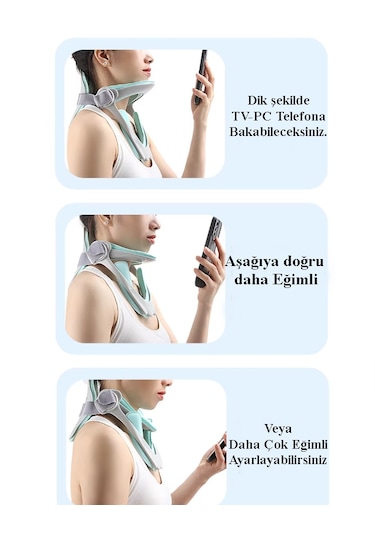 Eğimi Ayarlanabilir Boyun Desteği / Dik Durmak İçin Boyun Destek
