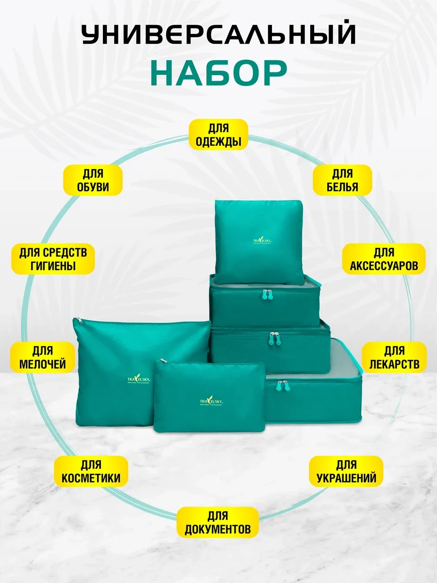 Travelsky Bavul İçin Seyahat Düzenleyici 401899485 Yeşil