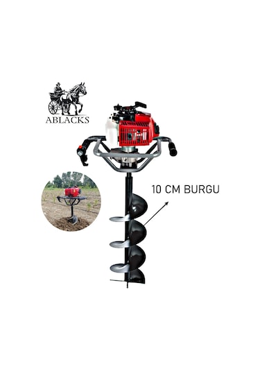 Ablacks C-52 Toprak Burgu Makinesi 10 CM Burgulu