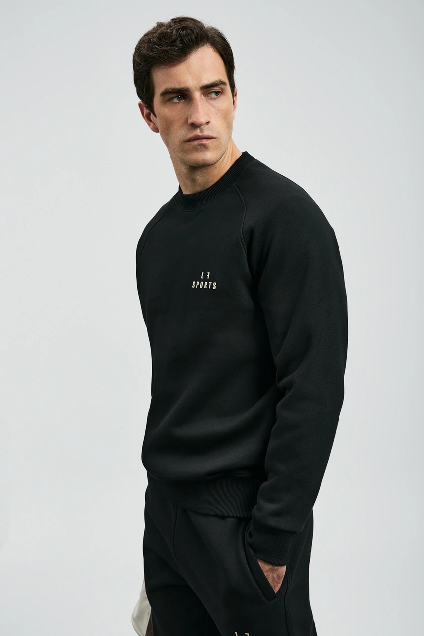 Lufian Sıgma Erkek Sweatshirt Siyah Siyah 112030186100100 Siyah Lufian Sıgma Erkek Sweatshirt Siyah Siyah 112030186100100 Siyah
