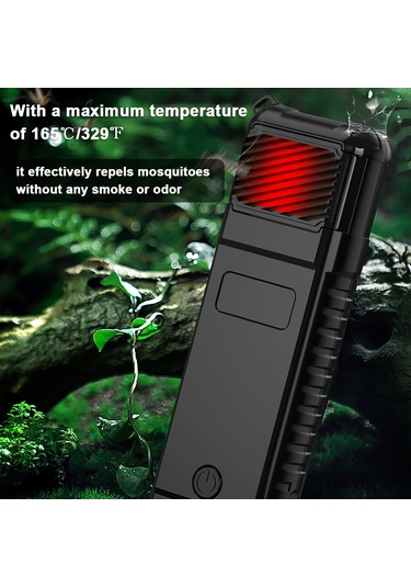 Padalink Dış Mekan Kamp Makyası - Taşınabilir Li-poly Pil Isıtmalı Elektronik Sivrisinek Kovucu - İki Yönlü Isıtma, 2 Seviye Güç Ayarı, Acil Şarj Cihazı Ve El Feneri Fonksiyonu - Asker Yeşili 5000mah Dahili Pil Haki