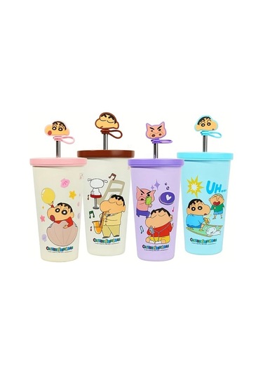 Willowhaven Mor 316 Paslanmaz Çelik Minimalist Matara Sevimli Karakter Çizgi Desen