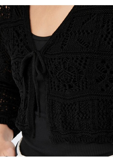 Only Kadın Triko Crop Hırka - 15257604 001