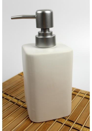 Stonware Sıvı Sabunluk Beyaz Kare 450ml