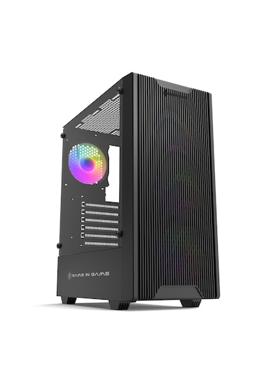 Game İn Game Pony 600w 4x12cm Argb Fan Mesh Panel Temper Atx Kasa
