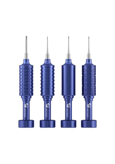 Honeybeeshop Mavi Yüksek Sertlikte İphone Tamiri İçin 4ü 1 Arada Manyetik Hassas Tornavida Takımı