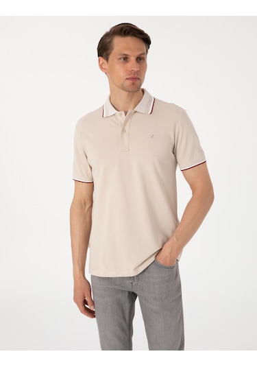 Pierre Cardin Erkek Bej Tişört 50310203-vr011 Bej